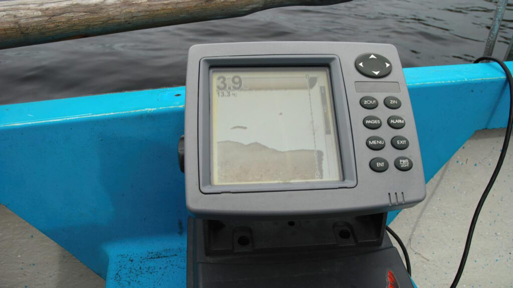 Fish finder device can be scaring fishes away from you.