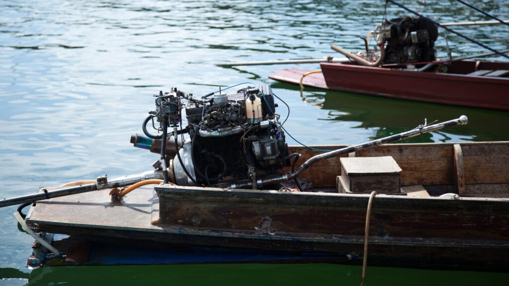 Loud engine noises can also be scaring the fish.