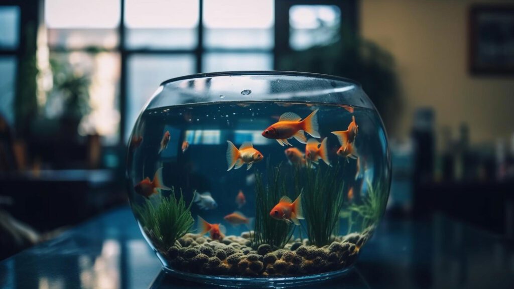 round fish tank